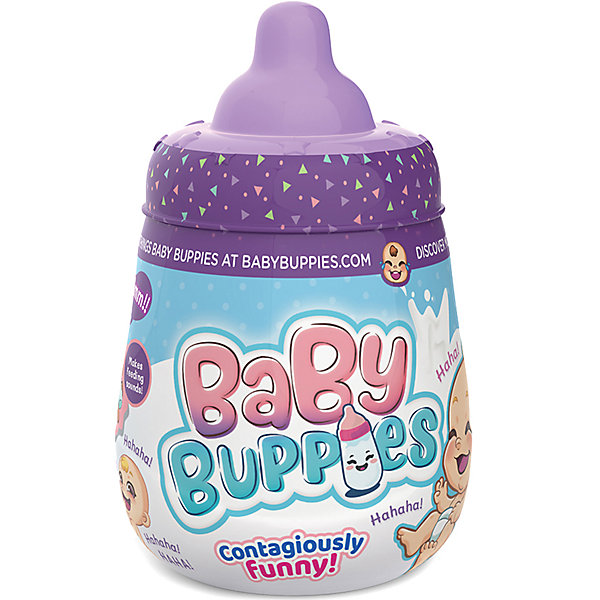 

Игровой набор Moose Baby Buppies Малыш в бутылочке, Фиолетовый, Игровой набор Moose Baby Buppies Малыш в бутылочке