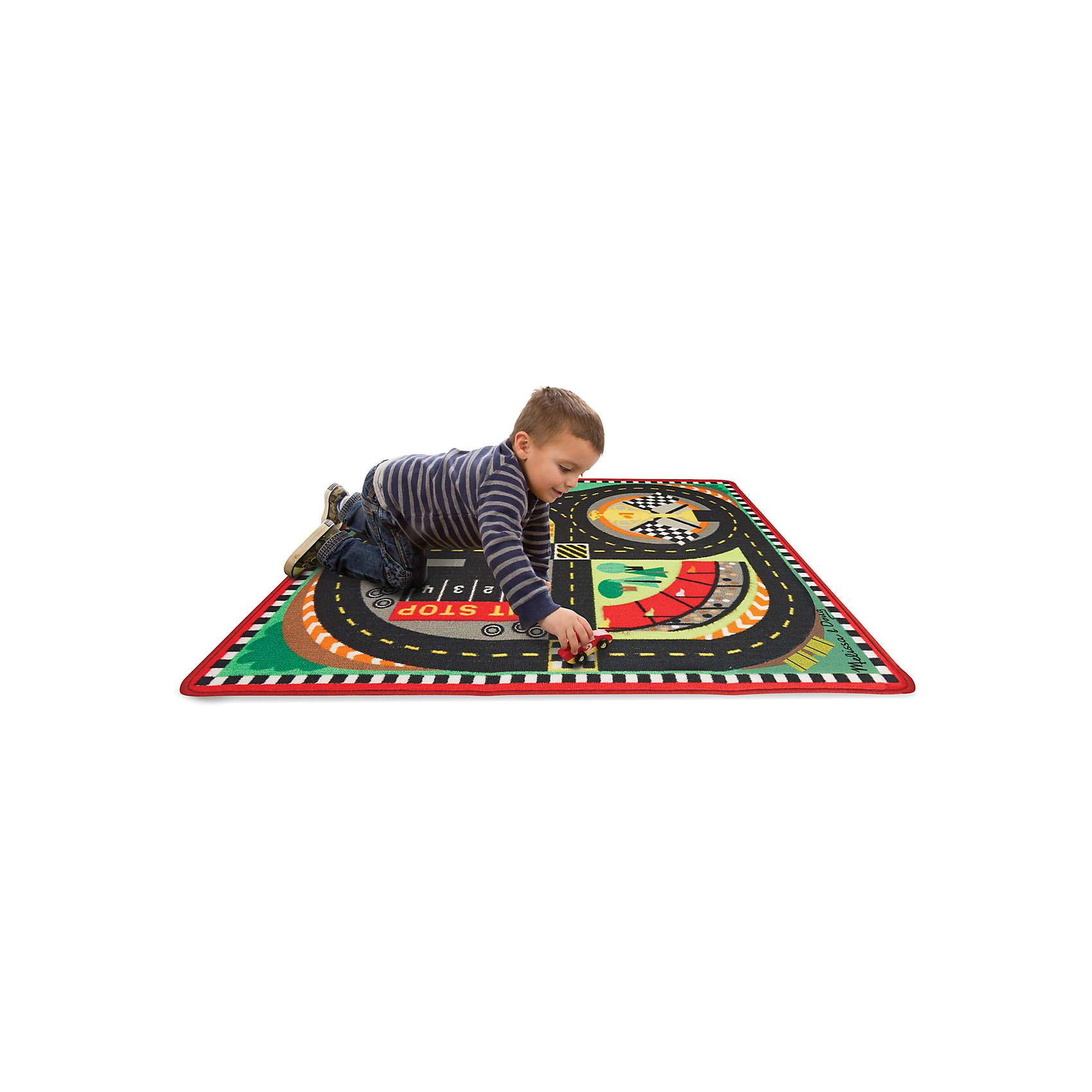 фото Игровой коврик melissa&doug трасса для гонок, 98х84 см melissa & doug