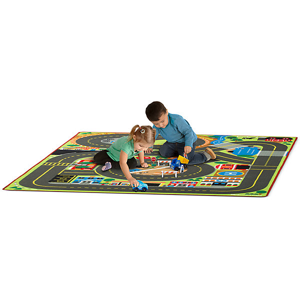 

Игровой коврик Melissa&Doug Проезжая часть, 150х197,5 см, Разноцветный, Игровой коврик Melissa&Doug Проезжая часть, 150х197,5 см