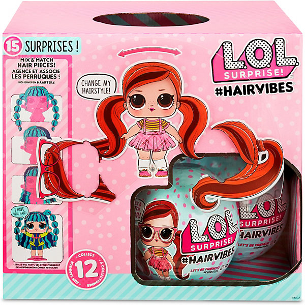 

Кукла LOL Surprise! #Hairvibes с прядями для причесок