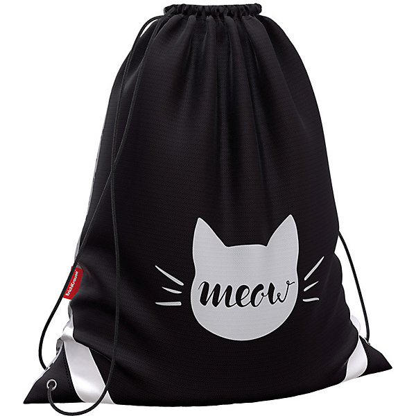 

Мешок для обуви Erich Krause Meow, Черный, Мешок для обуви Erich Krause Meow
