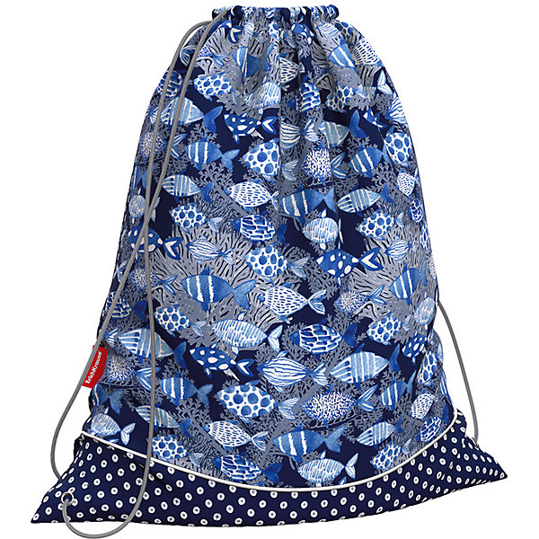 

Мешок для обуви Erich Krause Fish and Dots, Atlantikblau, Мешок для обуви Erich Krause Fish and Dots