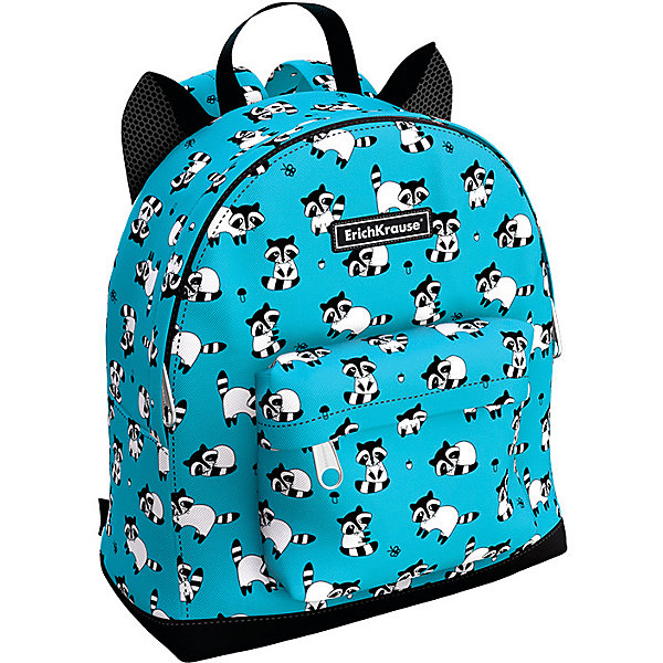 

Рюкзак Erich Krause EasyLine Mini Animals Racoons, Голубой, Рюкзак Erich Krause EasyLine Mini Animals Racoons