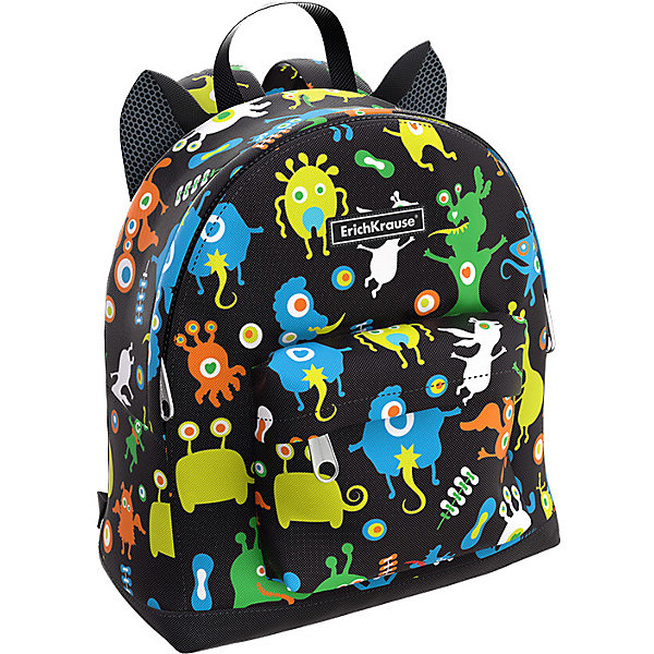 

Рюкзак Erich Krause EasyLine Mini Animals Funny Monsters, Черный, Рюкзак Erich Krause EasyLine Mini Animals Funny Monsters