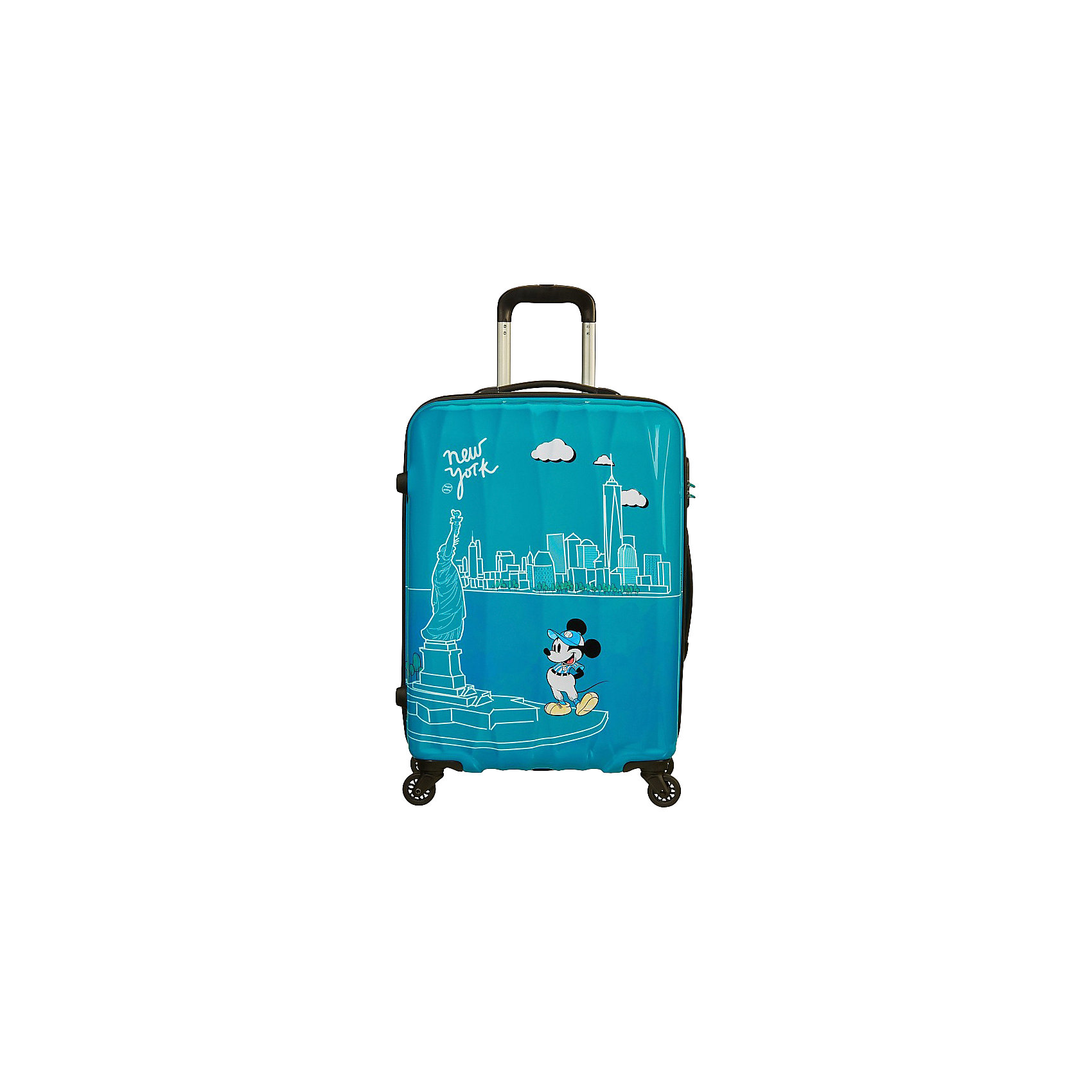 фото Чемодан 4-х колесный микки нью йорк 65 см american tourister