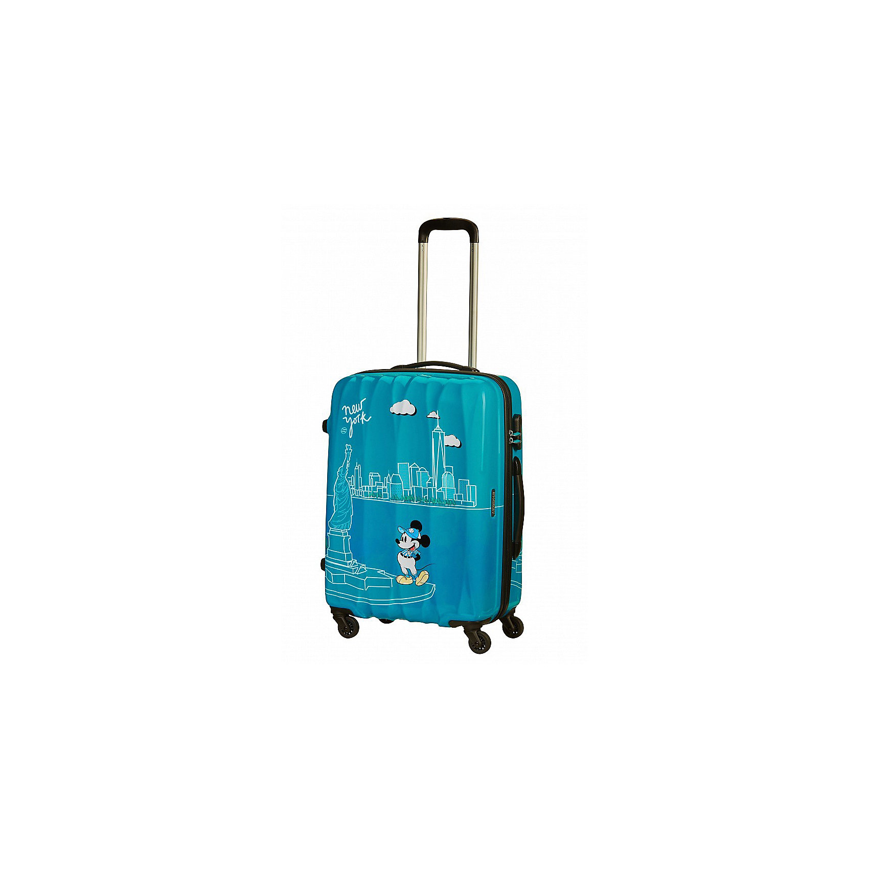 фото Чемодан 4-х колесный микки нью йорк 65 см american tourister