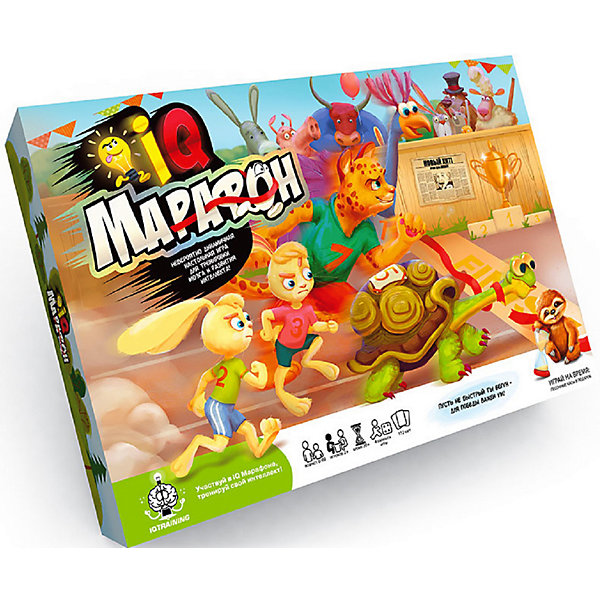 

Настольная игра Danko Toys "IQ марафон, Разноцветный, Настольная игра Danko Toys "IQ марафон"