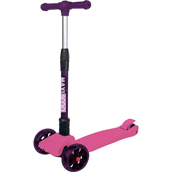 

Трёхколёсный самокат Maxiscoo Junior Delux, Розовый, Трёхколёсный самокат Maxiscoo Junior Delux