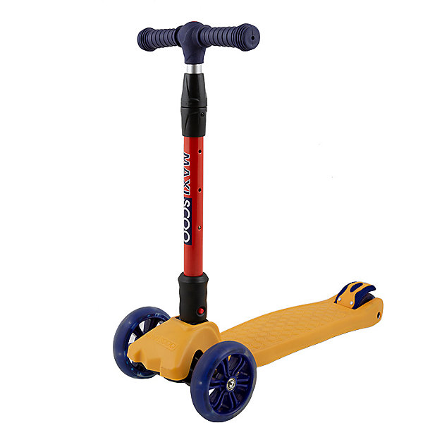 

Трёхколёсный самокат Maxiscoo Junior Delux, Желтый, Трёхколёсный самокат Maxiscoo Junior Delux