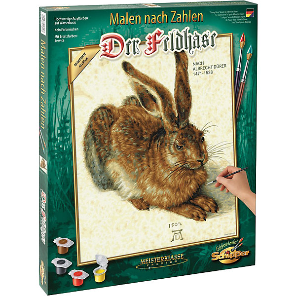 

Картина по номерам Schipper "Заяц по мотивам Альбрехта Дюрера, Картина по номерам Schipper "Заяц по мотивам Альбрехта Дюрера"