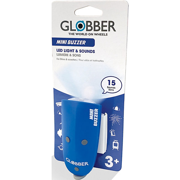 

Электронный сигнал Globber Mini Buzzer, Синий, Электронный сигнал Globber Mini Buzzer