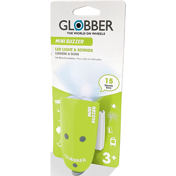 

Электронный сигнал Globber Mini Buzzer, Зеленый, Электронный сигнал Globber Mini Buzzer