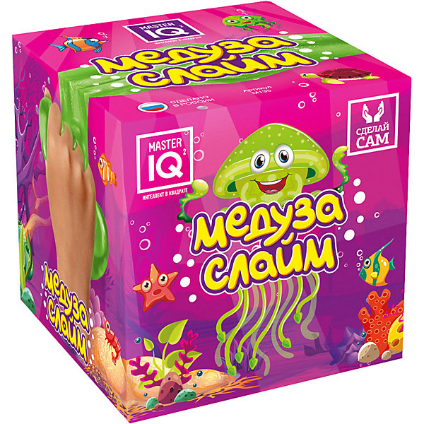 

Медуза слайм Master IQ2 Сделай сам, зеленый, Разноцветный, Медуза слайм Master IQ2 Сделай сам, зеленый