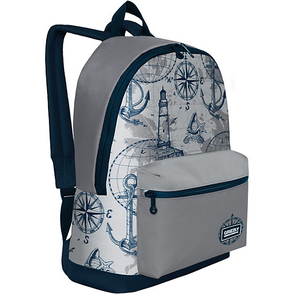 

Рюкзак Grizzly RQ-007-4 №1, Сине-серый, Рюкзак Grizzly RQ-007-4 №1