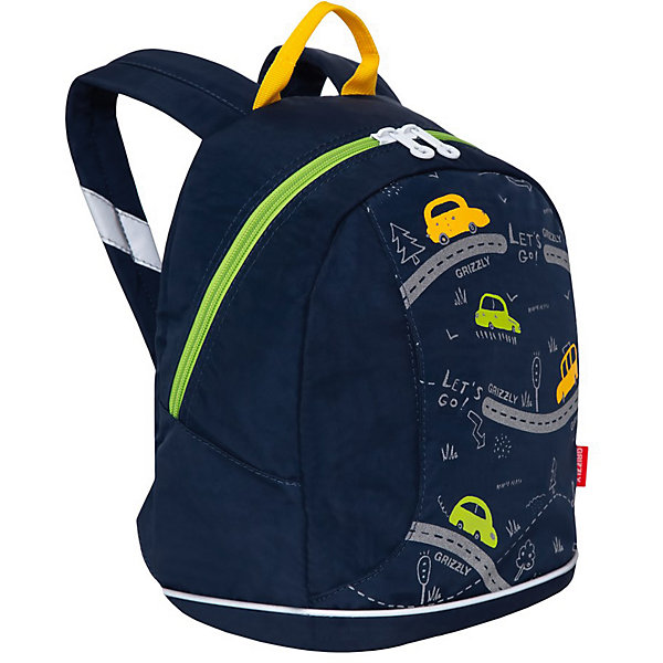

Рюкзак детский Grizzly RK-078-4 №1, Синий, Рюкзак детский Grizzly RK-078-4 №1