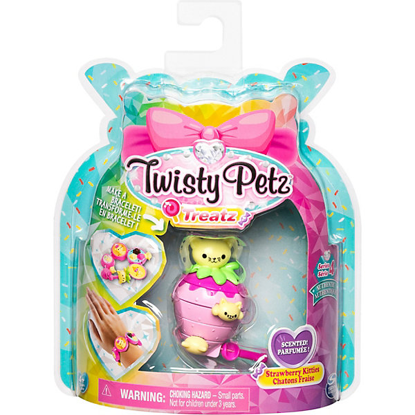 

Фигурка-браслет Twisty Petz Сладости "Клубничка, Разноцветный, Фигурка-браслет Twisty Petz Сладости "Клубничка"