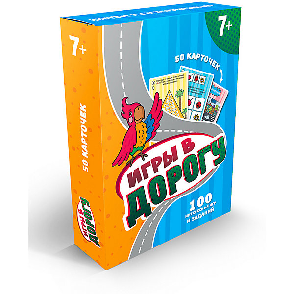 

Карточная игра Проф-Пресс "Игры в дорогу", 100 игр
