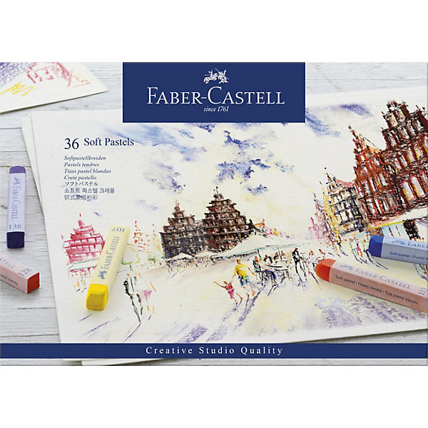 фото Пастель faber-castell soft pastels, 36 цветов