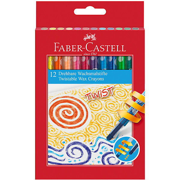 фото Восковые карандаши faber-castell, 12 цветов