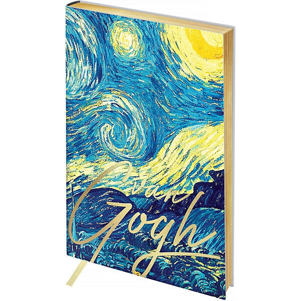 

Записная книжка А5 80л. ЛАЙТ, кожзам, Greenwich Line "Vision. Van Gogh. Night", тон. блок, зол.срез, Разноцветный, Записная книжка А5 80л. ЛАЙТ, кожзам, Greenwich Line "Vision. Van Gogh. Night", тон. блок, зол.срез