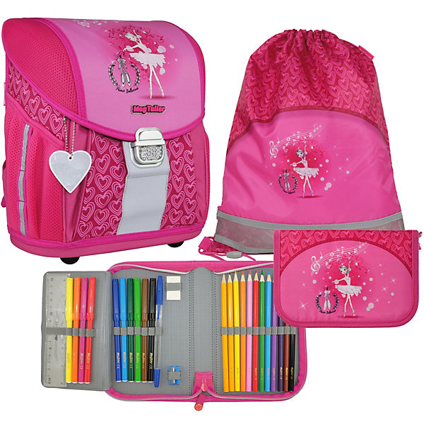 

Ранец школьный MagTaller EVO Light, Ballerina Pink, c наполнением, Розовый, Ранец школьный MagTaller EVO Light, Ballerina Pink, c наполнением