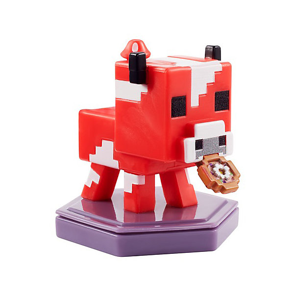 фото Мини-фигурка с nfc-чипом minecraft regenerating mooshroom mattel