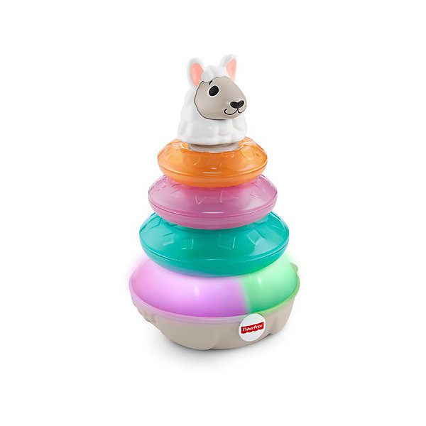 

Музыкальная пирамидка Fisher-Price Светящаяся лама, Разноцветный, Музыкальная пирамидка Fisher-Price Светящаяся лама