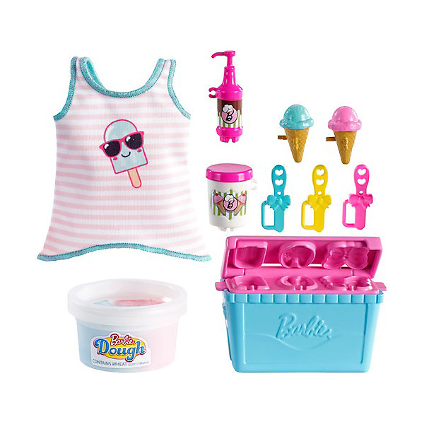 

Игровой набор для куклы Barbie "Профессии" Продавец мороженого, Разноцветный, Игровой набор для куклы Barbie "Профессии" Продавец мороженого