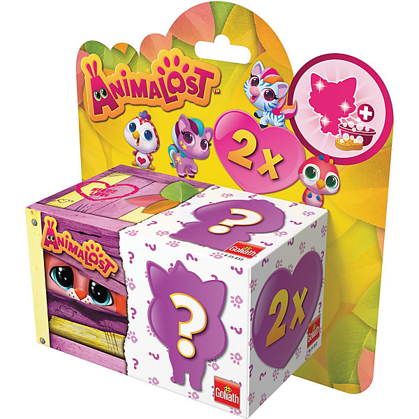 

Фигурки животных с аксессуарами Goliath AnimaLost, 5 см, 2 шт