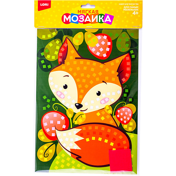

Мозаика мягкая Lori "Лисичка", большой набор