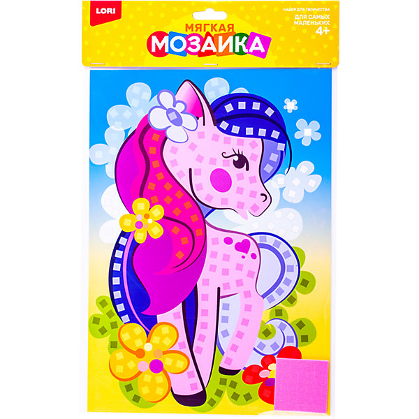 

Мозаика мягкая Lori "Лошадка", большой набор