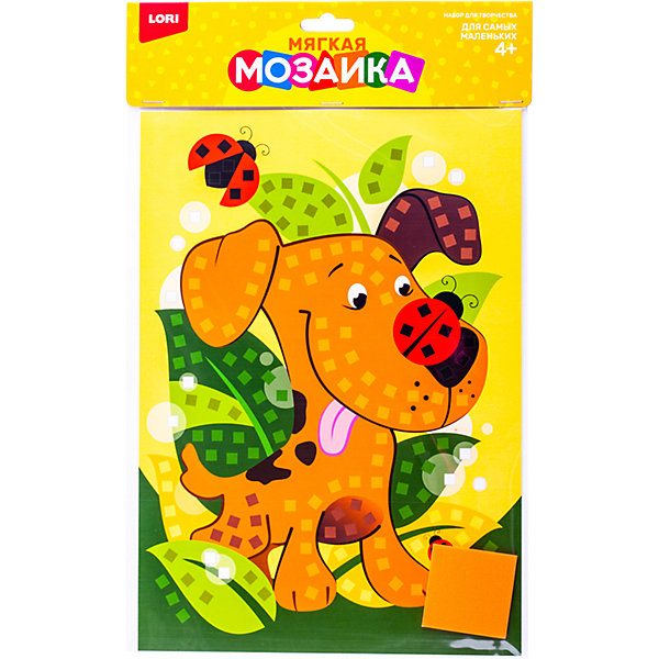 

Мозаика мягкая Lori "Собачка", большой набор