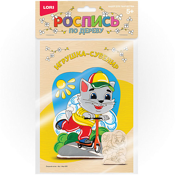 

Роспись по дереву Lori, игрушка-сувенир "Озорной котик, Роспись по дереву Lori, игрушка-сувенир "Озорной котик"