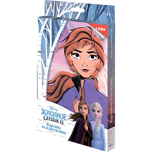 

Картина из пластилина Lori "Disney. Холодное сердце-2 "Анна, Картина из пластилина Lori "Disney. Холодное сердце-2 "Анна"