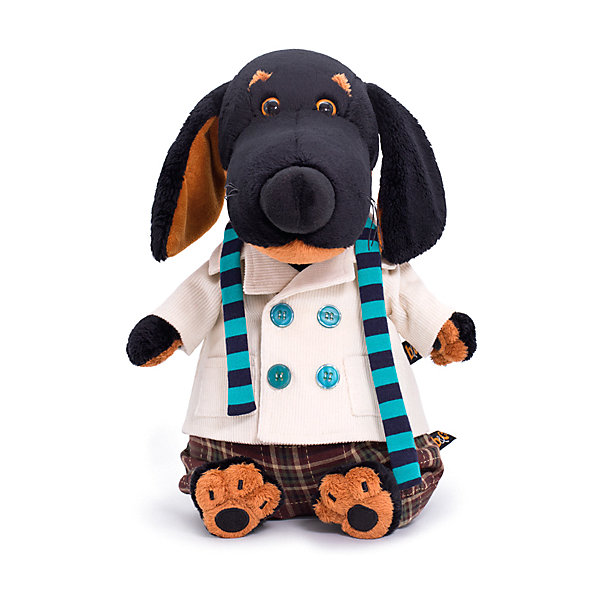 фото Мягкая игрушка budi basa собака ваксон в пиджаке, 25 см