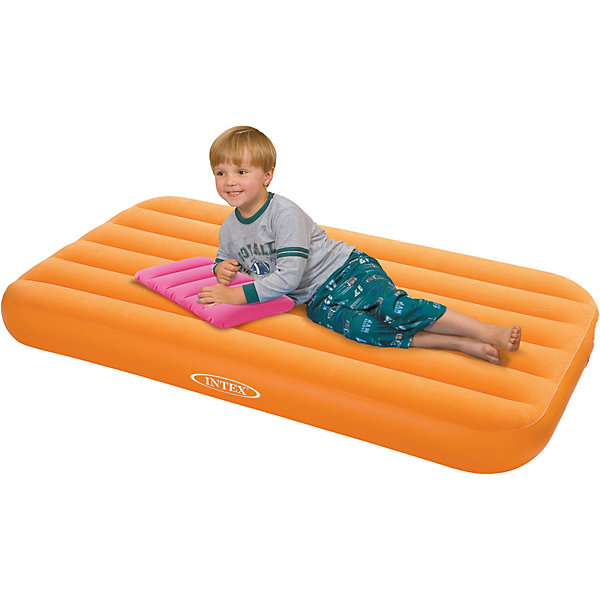 

Надувной матрас Intex Cozy Kidz желтый, Надувной матрас Intex Cozy Kidz
