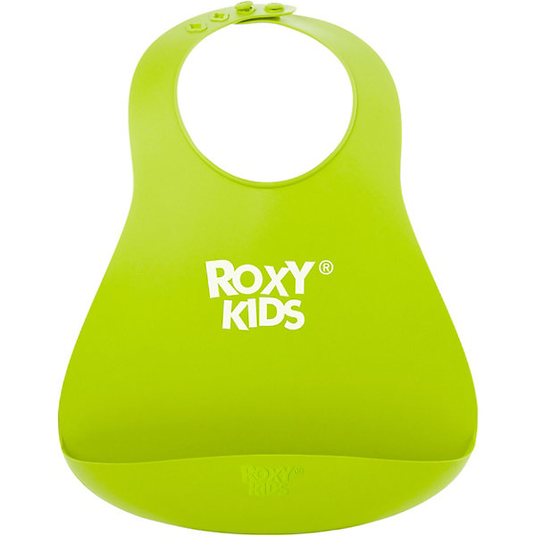 фото Нагрудник roxy-kids мягкий, зелёный