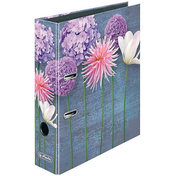 

Папка-регистратор Herlitz MaX.file Blossoming in style Flower-Mix, Серый, Папка-регистратор Herlitz MaX.file Blossoming in style Flower-Mix