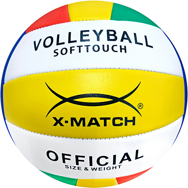 

Волейбольный мяч X-Match, размер 5, Разноцветный, Волейбольный мяч X-Match, размер 5