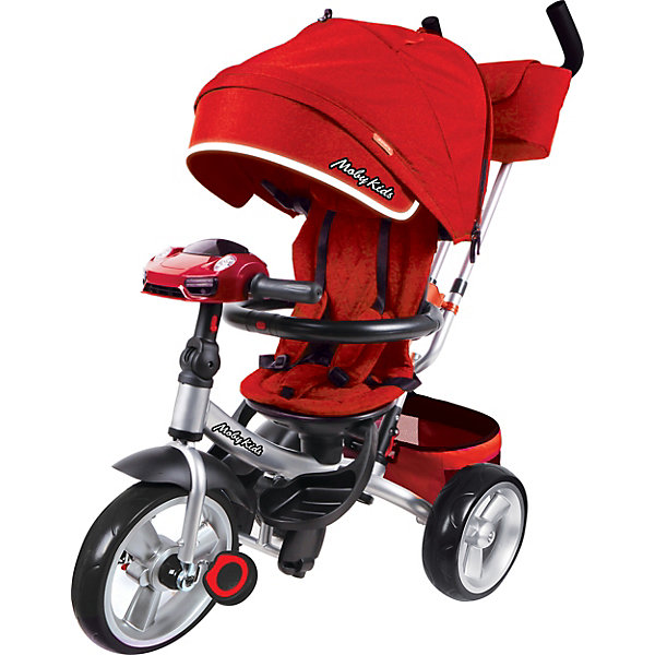 

Трёхколёсный велосипед Moby Kids New Leader Air Car 360°, 12x10, Бордовый, Трёхколёсный велосипед Moby Kids New Leader Air Car 360°, 12x10