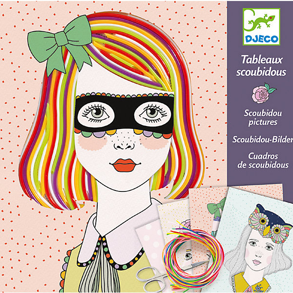 

Набор для творчества Djeco "Причёски, Разноцветный, Набор для творчества Djeco "Причёски"