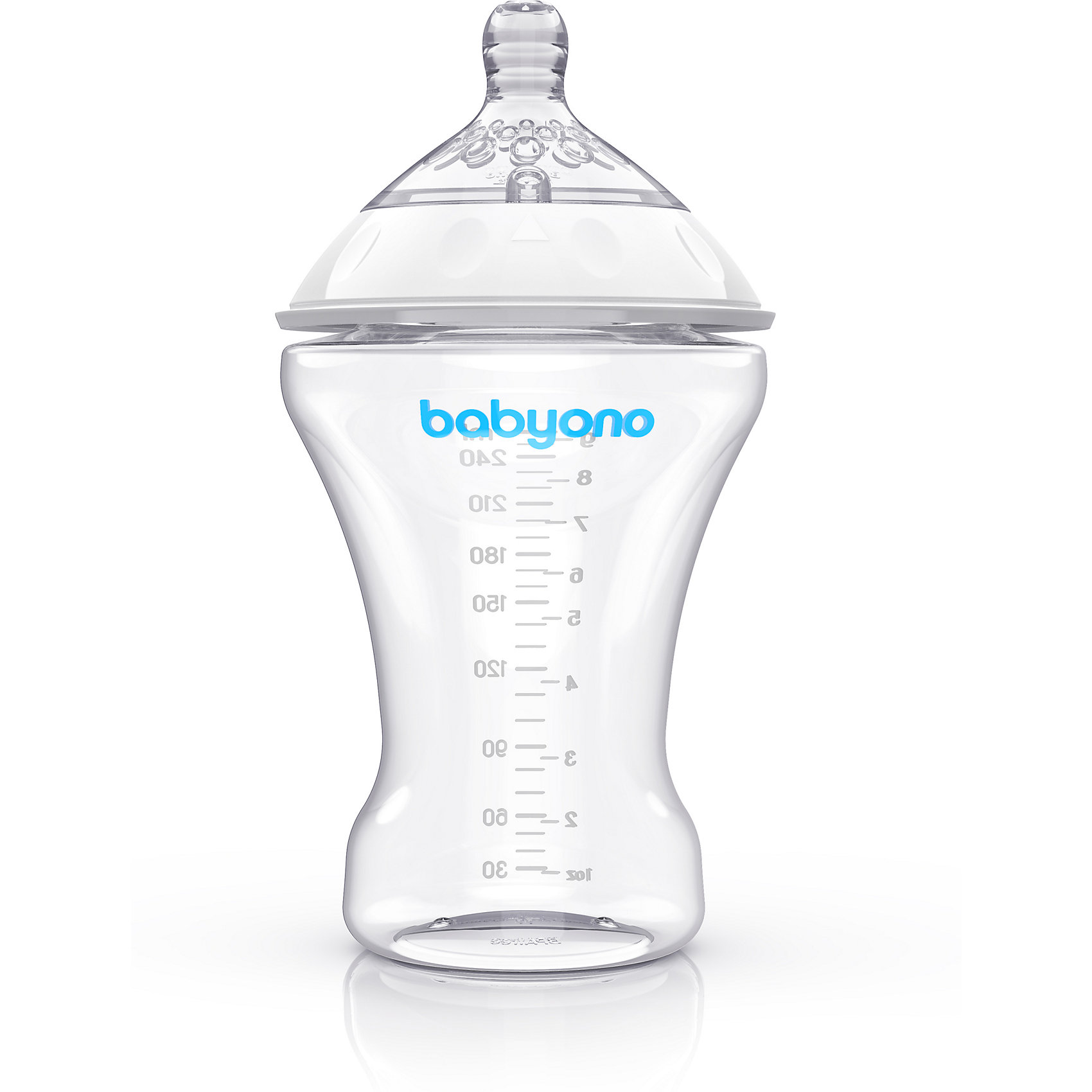 фото Бутылочка babyono natural nursing антиколиковая, 260 мл