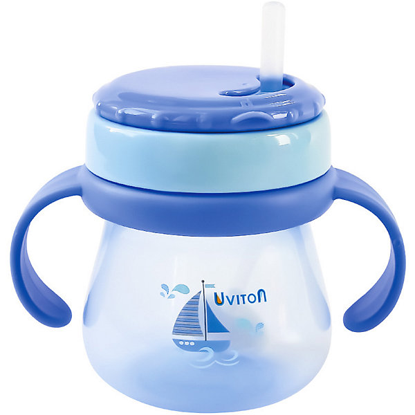 

Поильник Uviton Baby, 250 мл, голубой, Поильник Uviton Baby, 250 мл,