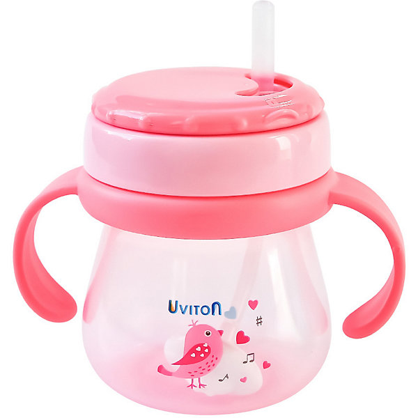 

Поильник Uviton Baby, 250 мл, розовый, Поильник Uviton Baby, 250 мл,
