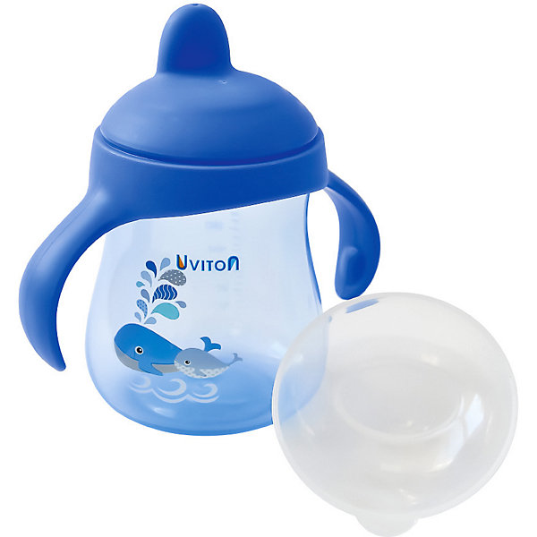

Поильник-непроливайка Uviton Baby, 250 мл, голубой, Поильник-непроливайка Uviton Baby, 250 мл,