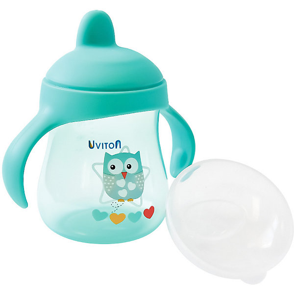 

Поильник-непроливайка Uviton Baby, 250 мл, мятный, Поильник-непроливайка Uviton Baby, 250 мл,