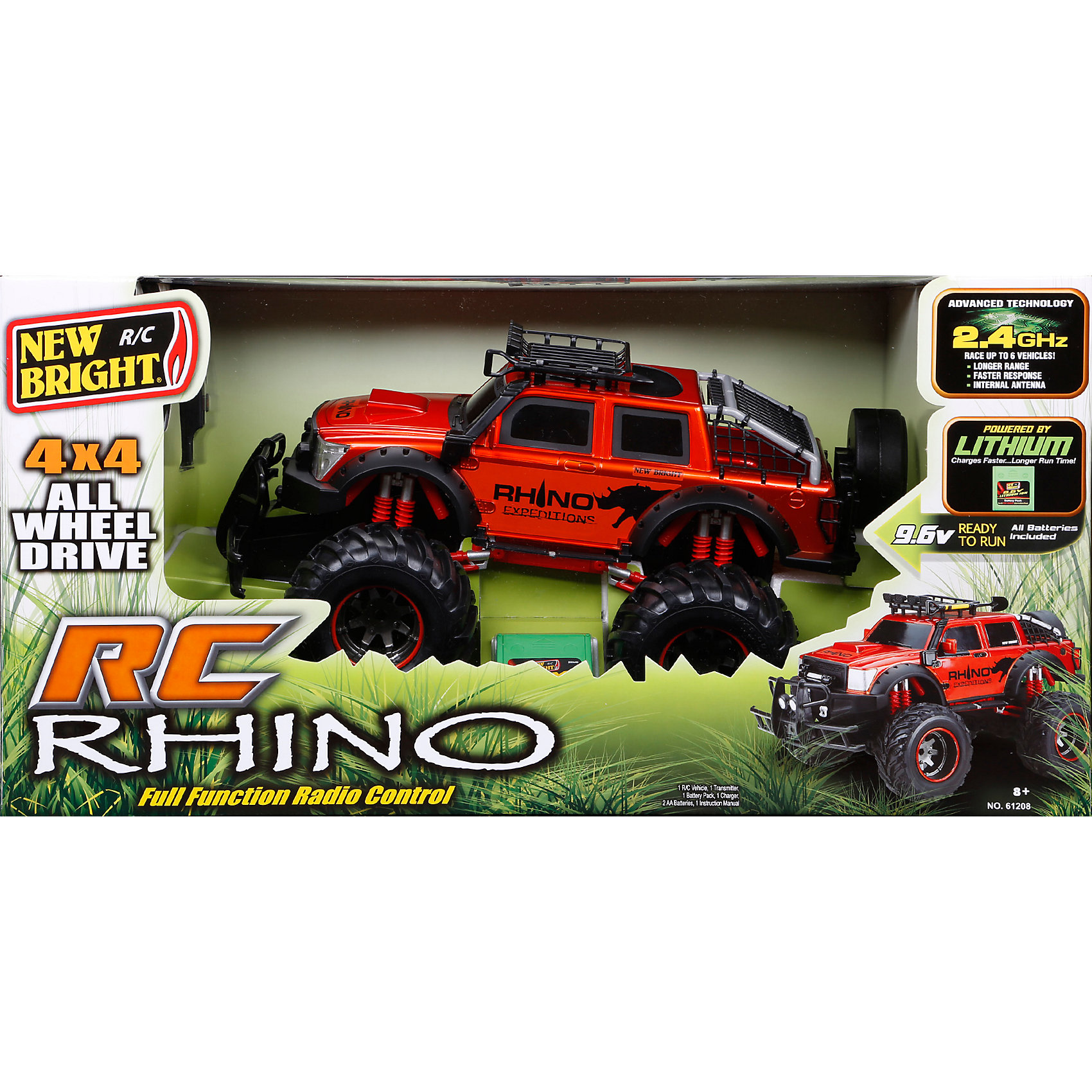 Радиоуправляемая машинка Rhino, 1:12 New Bright 14756584