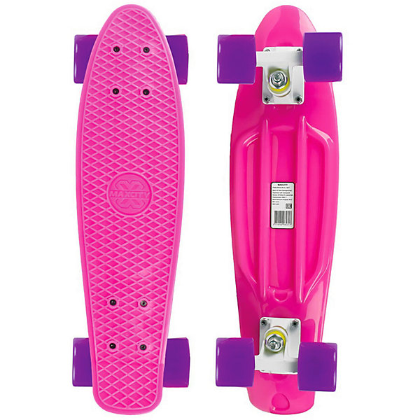 

Скейтборд MaxCity Plastic Board small, Розовый, Скейтборд MaxCity Plastic Board small