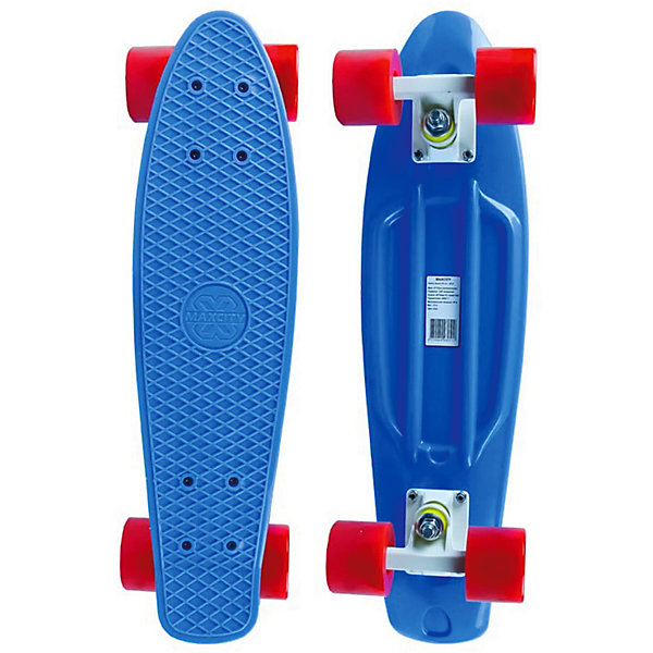 

Скейтборд MaxCity Plastic Board small, Синий, Скейтборд MaxCity Plastic Board small