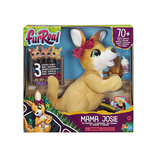 Интерактивная игрушка FurReal Friends Кенгуру Джози и ее малыши Hasbro 14836460